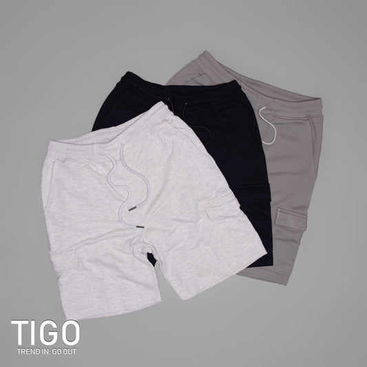 Diagonal Cargo  short Black