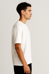 Basic Over size T-shirt Offwhite