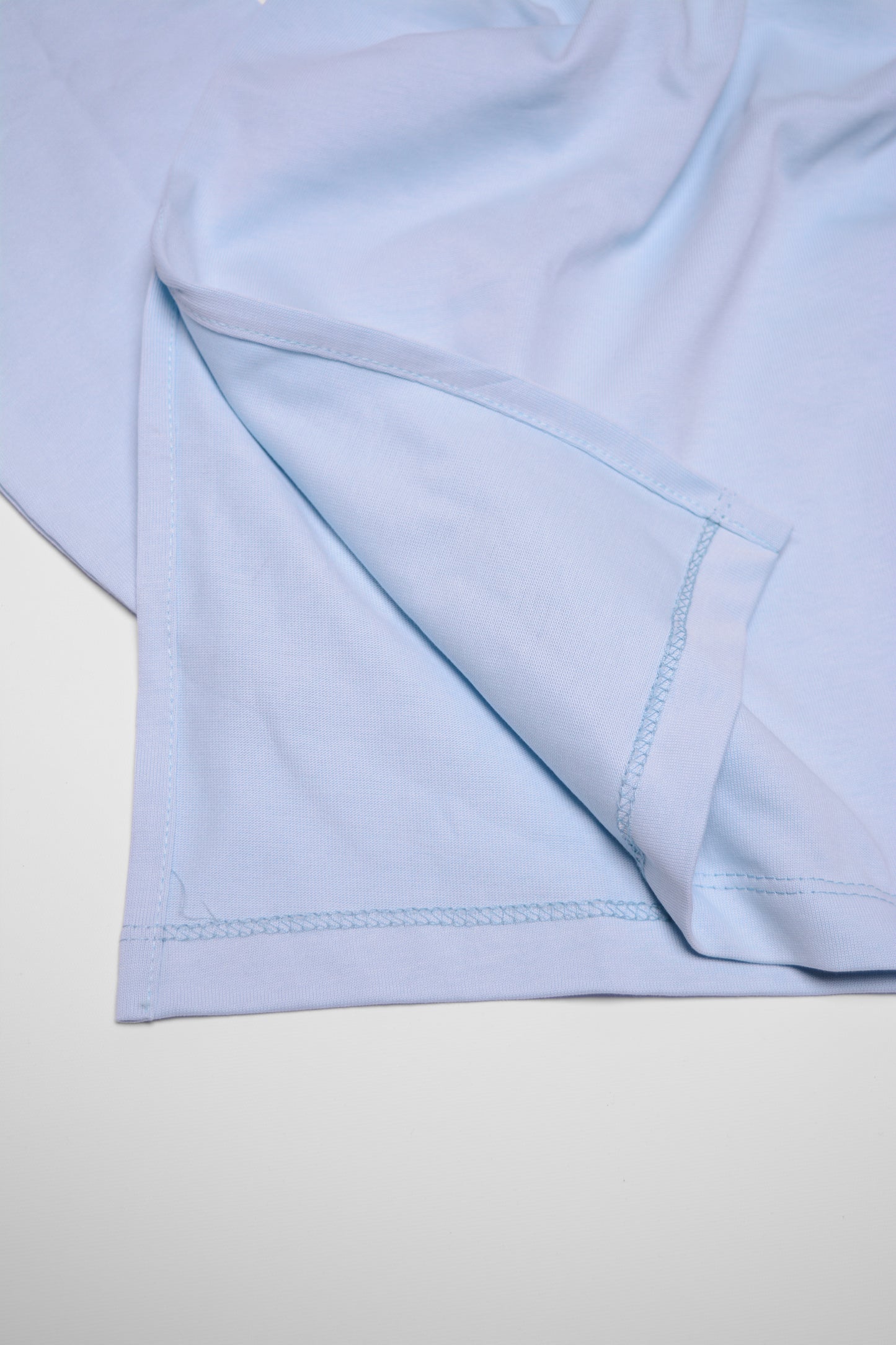 LONG SLEEVE OVERSIZED T-SHIRT Baby blue