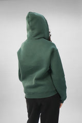 Zipper hoodie Unisex Oversized fit- Green