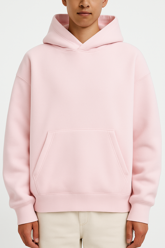 Hoodie Unisex Oversized fit-Light Pink