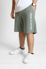 Trend in go out printed short Olive