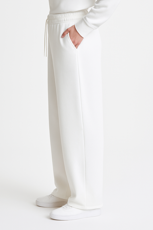 Soft Touch wide-leg Trouser OffWhite