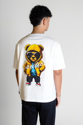 Caution Bear Offwhite