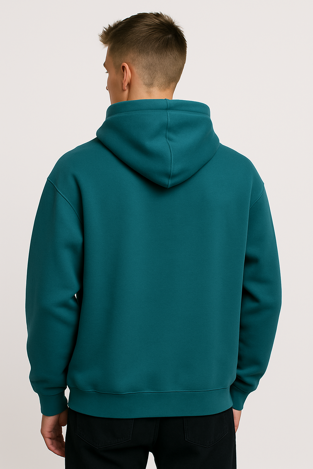 Hoodie Unisex Oversized fit-Teal