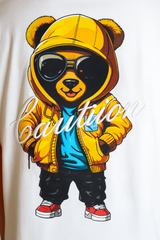 Caution Bear Offwhite