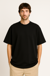 Basic Over size T-shirt Black