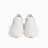 Slip-On Sneakers-401-White