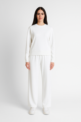 Soft Touch Long Sleeve Relaxed t-shirt OffWhite