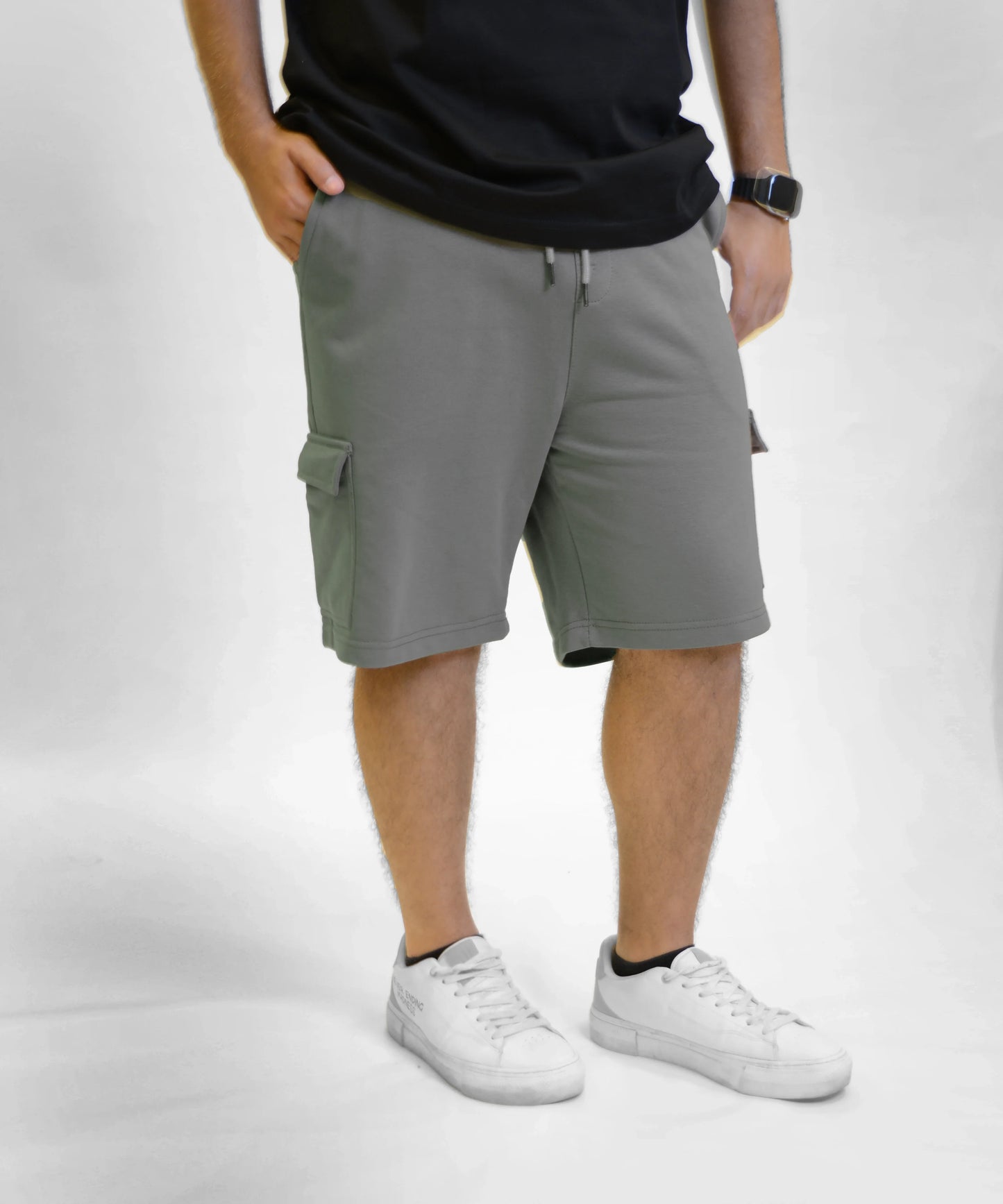 Diagonal Cargo  short Khaki