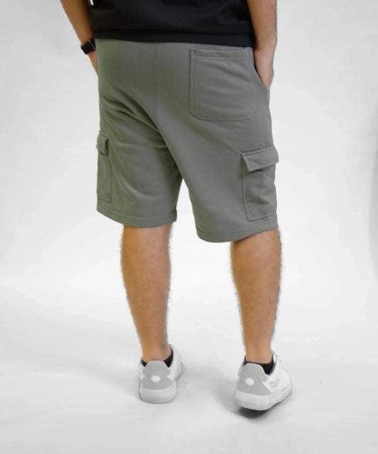 Diagonal Cargo  short Khaki