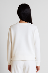 Soft Touch Long Sleeve Relaxed t-shirt OffWhite