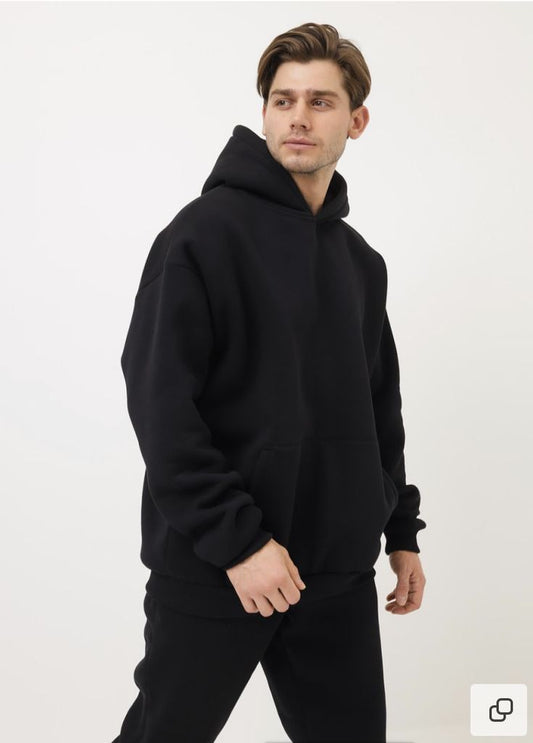 Hoodie Unisex Oversized fit-Black