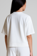 Soft Touch Short Sleeve Relaxed t-shirt OffWhite