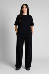 Soft Touch Short Sleeve Relaxed t-shirt Black