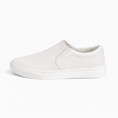 Slip-On Sneakers-401-White