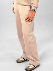 Melton Wideleg pant - Beige