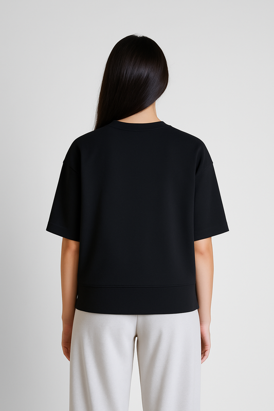 Soft Touch Short Sleeve Relaxed t-shirt Black