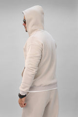 Unisex Oversized Hoodie -Beige