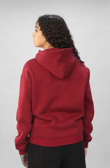 Unisex Oversized Hoodie -Dark Red
