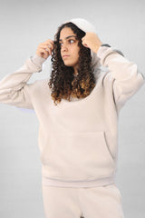 Unisex Oversized Hoodie -Beige