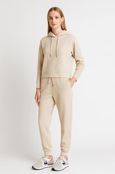 Interlock women full set Beige