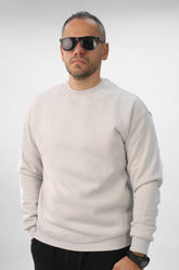 Round Sweatshirt-Grey