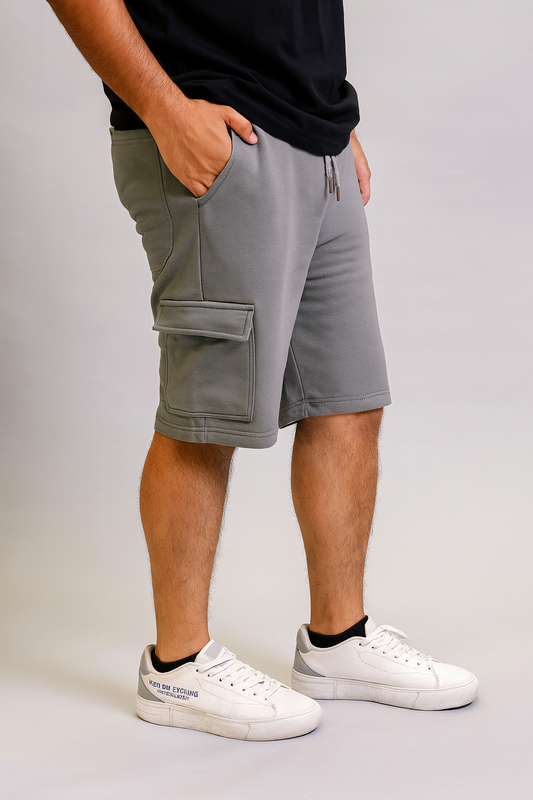 Diagonal Cargo  short Khaki