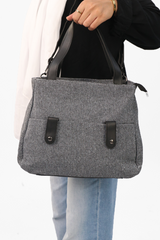 Linen Charcoal Bag