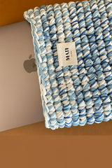 Laptop Sleeve- BlueXOffwhite