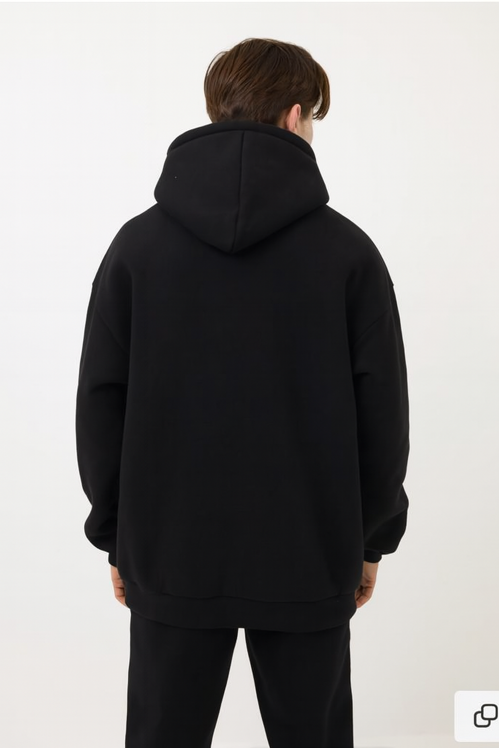 Hoodie Unisex Oversized fit-Black