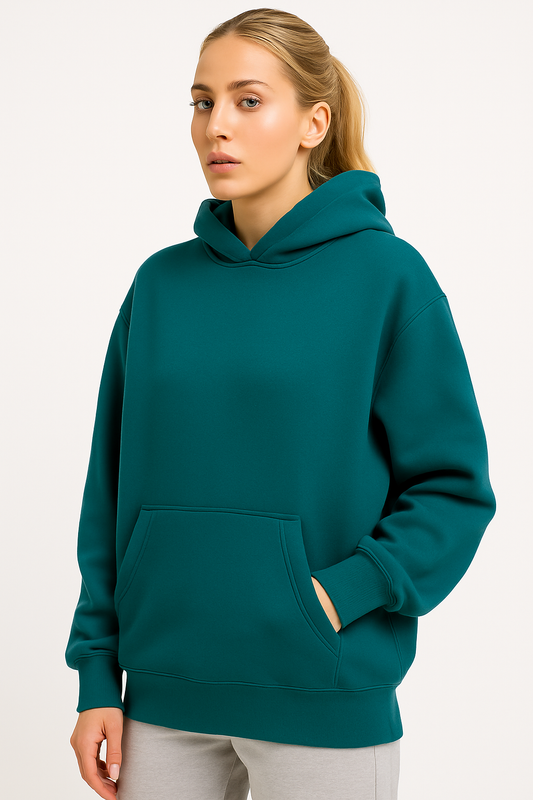 Hoodie Unisex Oversized fit-Teal