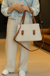 linen bag-Beige