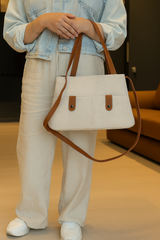 linen bag-Beige