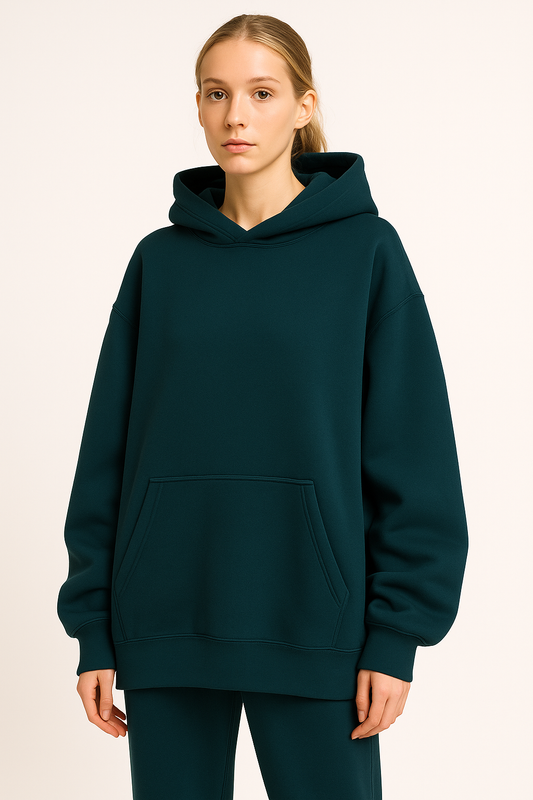 Unisex Hoodie - Time -Teal