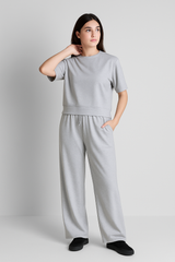 Soft Touch Short Sleeve Relaxed t-shirt Grey