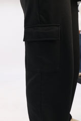 Heavy Cargo Pant-Black