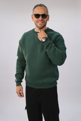 Round Sweatshirt-Green