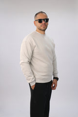 Round Sweatshirt-Grey