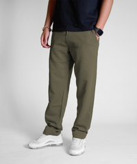 Diagonal Straight Leg Pant Khaki