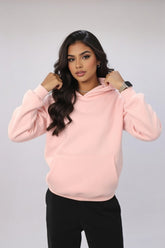 Hoodie Unisex oversize fit - Pink
