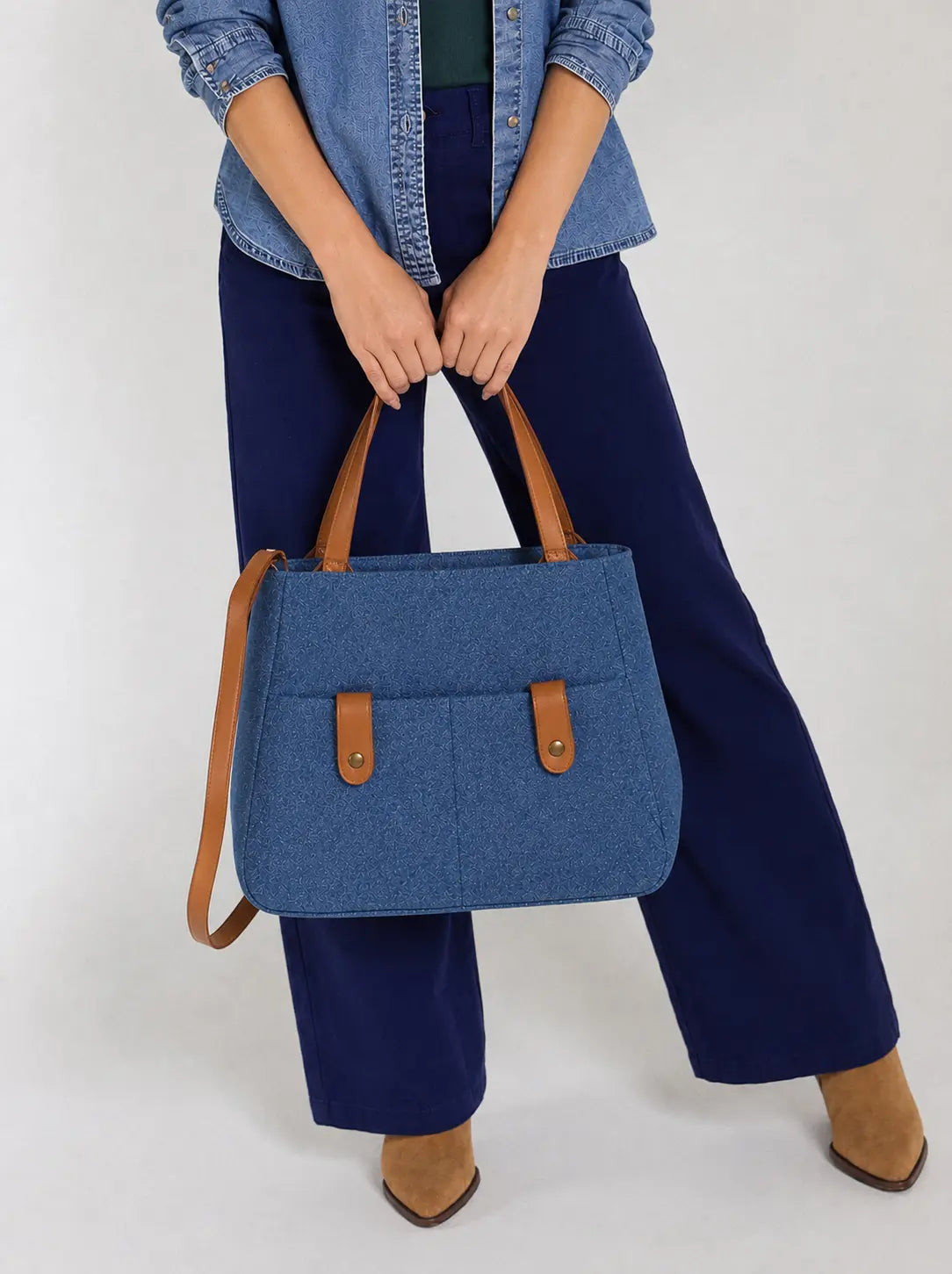 Linen bag- Denim