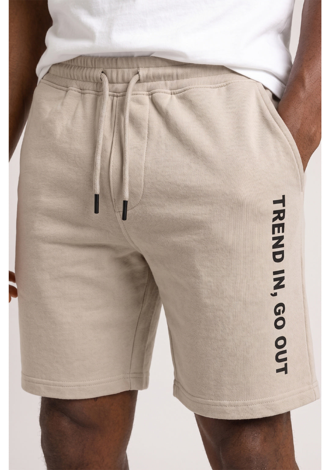 Trend in go out printed short - BEIGE