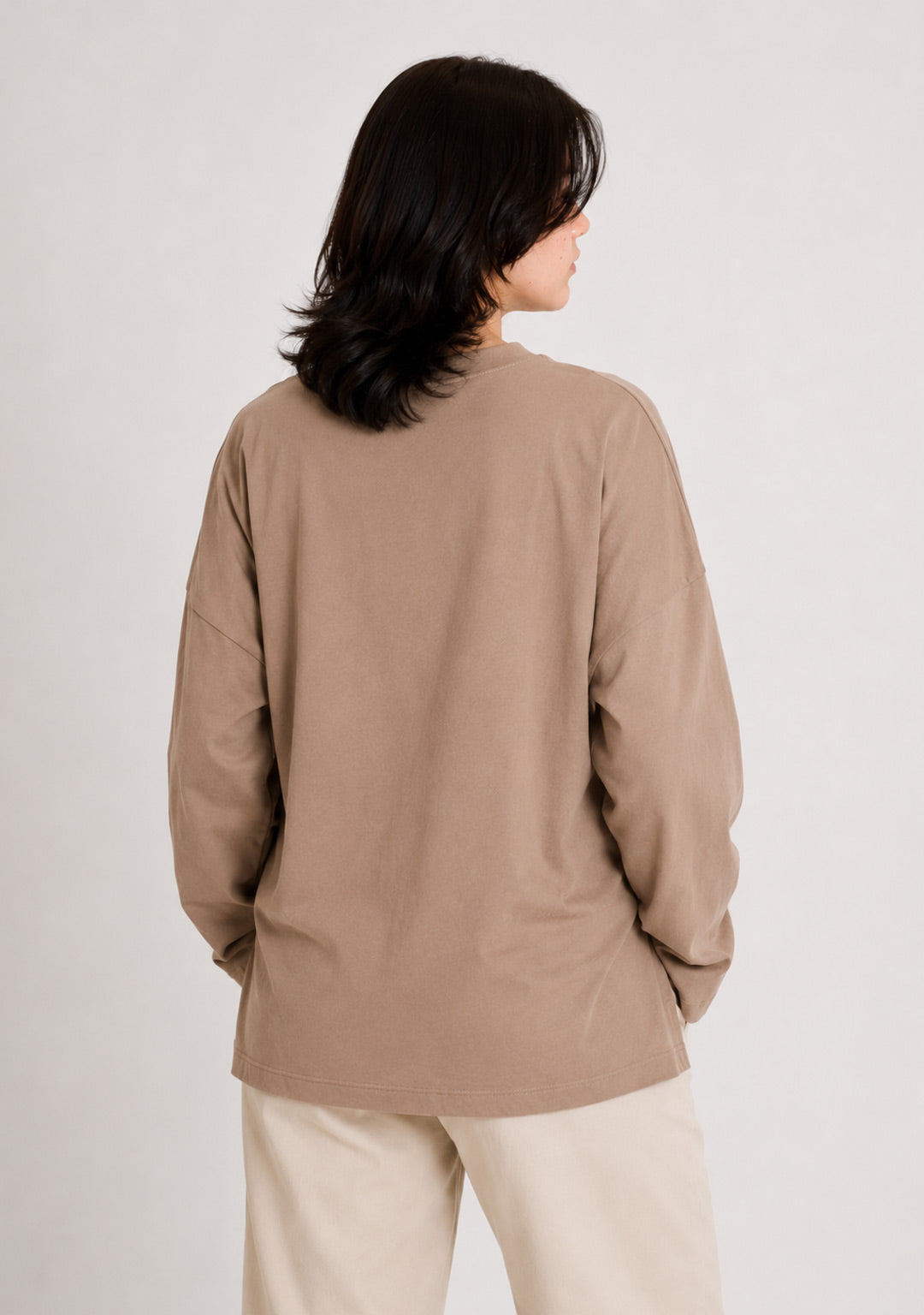LONG SLEEVE OVERSIZED T-SHIRT- Havan