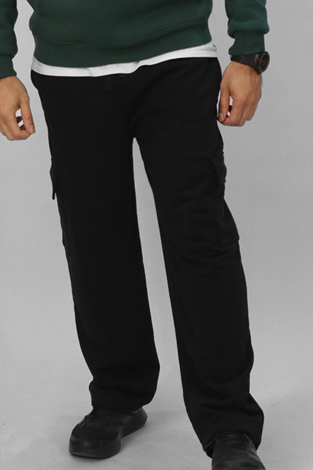 Heavy Cargo Pant-Black