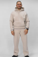 Melton Wideleg pant - Beige