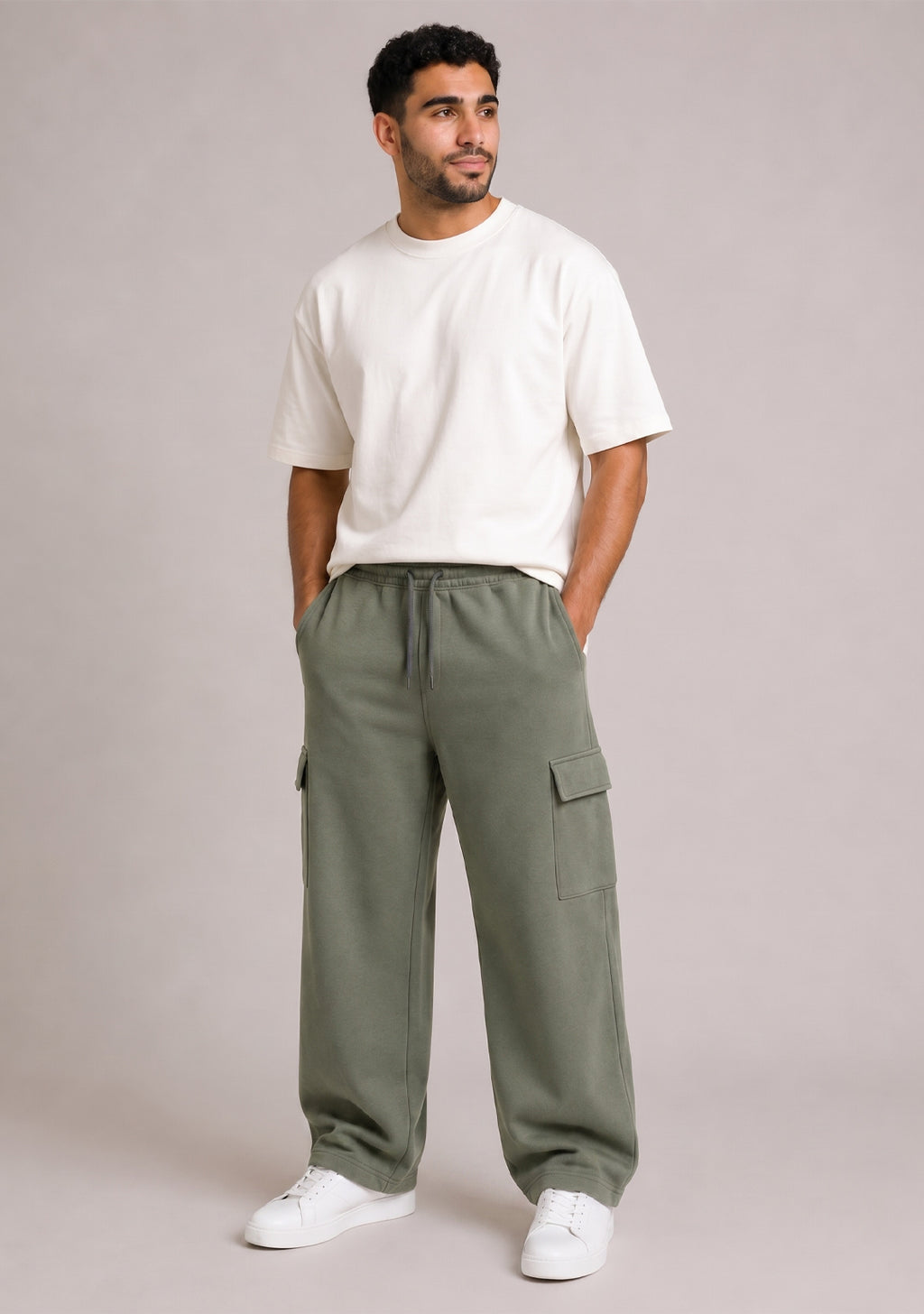 Heavy Cargo Pant-Olive