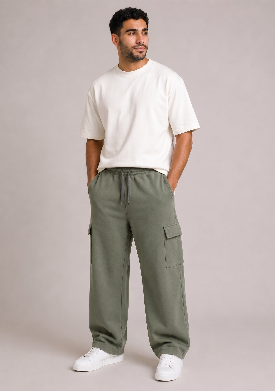 Heavy Cargo Pant-Olive
