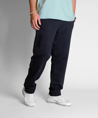 Diagonal Straight Leg Pant Black