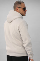 Zipper hoodie Unisex Oversized fit-Grey Chanee
